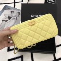Chanel mini Shoulder Bag Cannage Pattern A94452 Lemon HY17390FA31