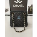 Chanel mini Shoulder Bag Grained Calfskin&Gold-Tone Metal AB3176 black HY20911qM91