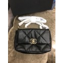 Chanel Origianl Leather 19 Flap Bag AS1160 Black HY8725lu18