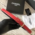 Chanel Original Calf leather Belt 56989 red HY19168io33