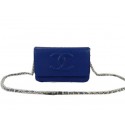 Chanel Original Cannage Patterns Leather mini Flap Bag CHA48654 Blue HY3211rf34