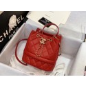 Chanel Original Caviar Leather Sac Hobo Bag 0894 Red HY21979Gh26