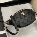 Chanel Original Leather Belt Bag C5398 Black HY5906VF54