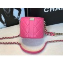 Chanel Original Leather Cosmetic Bag Resin Chain Bag C63298 Rose HY24169Gh26