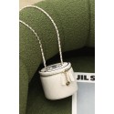 Chanel Original mini classic chain box handbag SS2021 white HY13389UW57