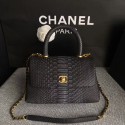 Chanel Original Python Leather Tote Bag 8119E HY8275hT91