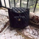Chanel Original Sheepskin Backpack 56987 black HY6024Xp72