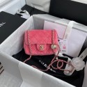 Chanel Original Small velvet flap bag AS1115 rose HY20371kC27