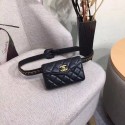 Chanel Original waist pack Sheepskin 4771 black HY22364Is79