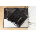 Chanel SHOPPING BAG Calfskin & Gold-Tone Meta AS3261 black HY2552UF26