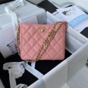 Chanel Shoulder Bag Grained Calfskin&Gold-Tone Metal AS3223 pink HY24074HB29