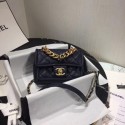 Chanel Shoulder Bag Original Leather Navy 50937 Gold HY15941CC86
