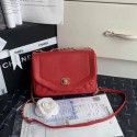 Chanel Shoulder Bag Original Leather Red AS0729 Gold HY24935dV68