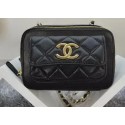 Chanel Shoulder Bag Sheepskin Leather CHA8473 Black HY25638vX95