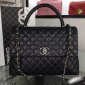 Chanel Shoulder Tote Bag Original Caviar Leather A7782 Black HY19677gN72