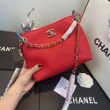 Chanel Small Calfskin hobo bag AS1461 red HY25341ea89