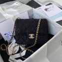 CHANEL SMALL FLAP BAG AS2819 black HY10143Ty85