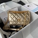 Chanel SMALL FLAP BAG AS3241 gold HY6896xa43