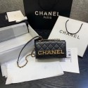 Chanel small Flap Bag Original Sheepskin Leather AS1490 black HY3195nB26