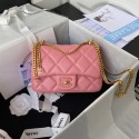 Chanel SMALL Lambskin FLAP BAG AS1792 pink HY6202UF26