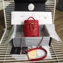 CHANEL vanity case Gold-Tone Metal AS1336 red HY5385nB26