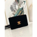 Chanel Velvet FLAP BAG AS8825 black HY14897yk28