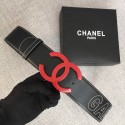 Chanel Wide leather belt with 53 mm CC4269 black HY4341xa43