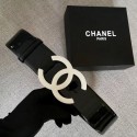 Chanel Wide leather belt with 53 mm CC4272 black HY6209Yv36