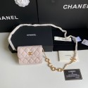 Chanel WOC Belt Bag Original Caviar Leather 2306 Light Pink HY16189uZ84