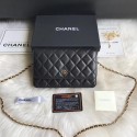 Chanel WOC mini Flap Bag Cannage Pattern A33816C Black HY20042gN72