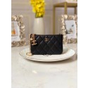 Chanel zipped wallet Goatskin AP31504-6 Black HY14431DS71