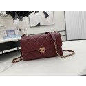 Cheap Chanel Flap Lambskin Shoulder Bag AS2557 Burgundy HY20862sZ66