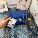 Cheap Chanel MINI Flap Bag Original Sheepskin Leather 1116 blue HY1301ZZ98