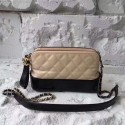 Cheap Copy Chanel 2017 Gabrielle Original Leather Shoulder Bag 17817 Camel HY18220Eq45