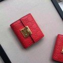 Cheap Copy Gucci Signature Leather Padlock Wallet 453155 Red HY10555Eq45