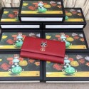 Cheap Fake Gucci Calfskin Leagther Wallet 499326 red HY3045BC48