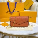 Cheap Fake Louis Vuitton FELICIE POCHETTE M64064 Caramel HY21295BC48
