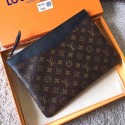 Cheap Louis vuitton original Monogram Canvas DAILY POUCH M62048 black HY09sJ42