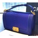 Copy 1:1 Chanel Boy Flap Shoulder Bag Royal Python Leather A66095 Gold HY20193xD64