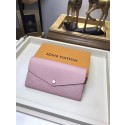 Copy 1:1 Louis Vuitton Monogram Empreinte SARAH WALLET M61182 Pink HY21288xD64