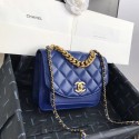 Copy Chanel Small flap bag AS0784 blue HY10197Zn71