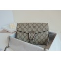 Copy Gucci Dionysus GG Supreme Shoulder Bag 401231 Apricot HY25027Kn92