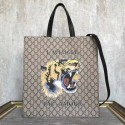 Copy Gucci Now GG Canvas Tote Bags 450950 Tiger HY23555Ey31