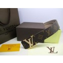 Copy Louis Vuitton Monogram Canvas Belt LV2050 Gold HY8590Ey31