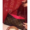 Copy Louis Vuitton Monogram Canvas PALLAS CLUTCHES M41638 Rose HY3115Ey31