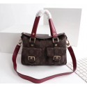 Copy Louis Vuitton Monogram Canvas WOODSTOCK 43482 Red HY11522Kn92