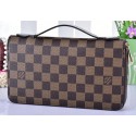 Designer Louis Vuitton Damier Ebene Canvas ZIPPY XL WALLET N41503 HY24330vs94