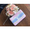 Designer Replica Louis vuitton original ESCALE POCHETTE DOUBLE ZIP clutch bag M69124 pink HY1992CF36