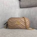 Fake 1:1 Gucci GG Marmont mini chain bag 546581 Dusty pink HY17653YK70