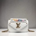 Fake 1:1 LOUIS VUITTON NEW WAVE CHAIN BAG PM M51683 white HY12908YK70